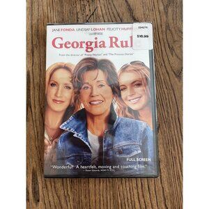 Georgia Rule DVD Full Screen Jane Fonda Lindsay Lohan Comedy Drama Movie NEW